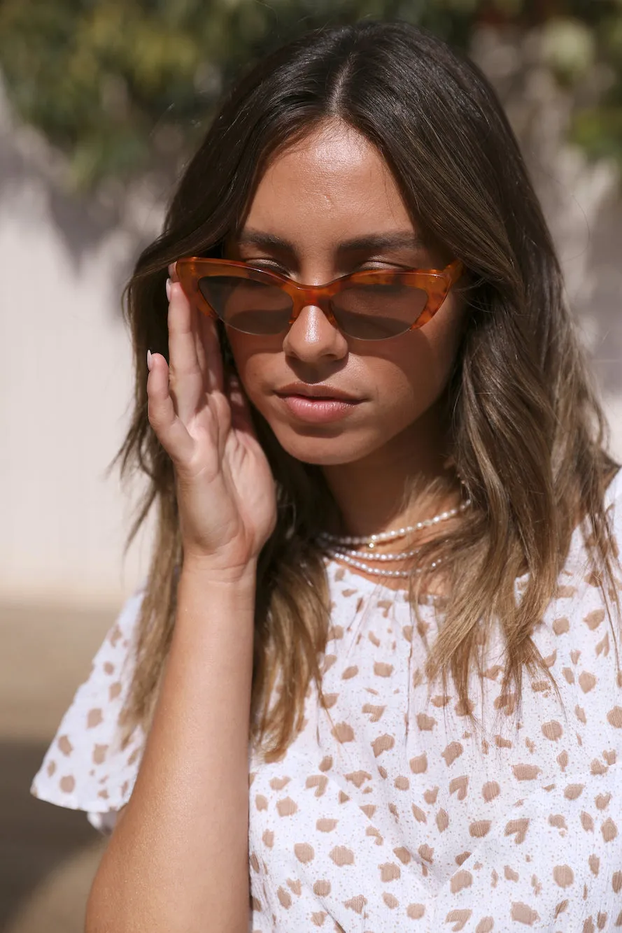 BANBÉ The Ambrosio Sunglasses Maple Tort Honey Fade