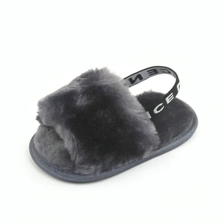 Comfy Plush Cotton Baby Sandals