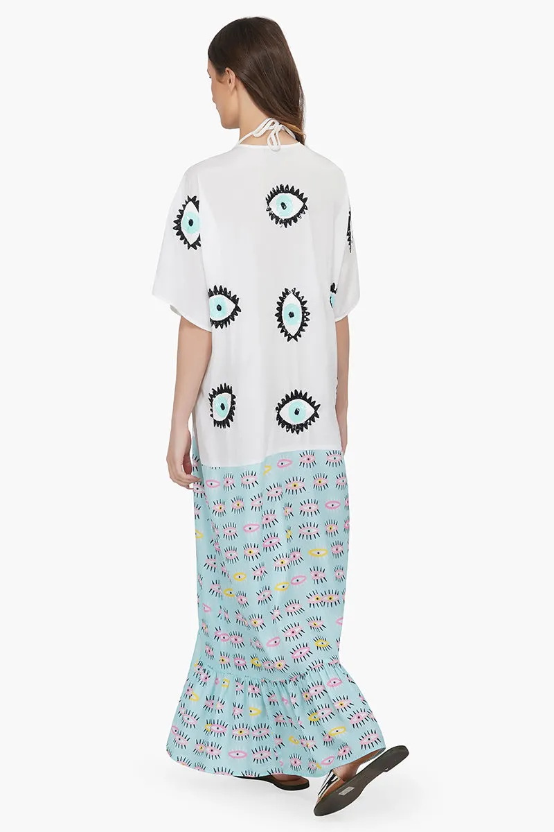 Eye-o-Eye Embroidered Cover Up