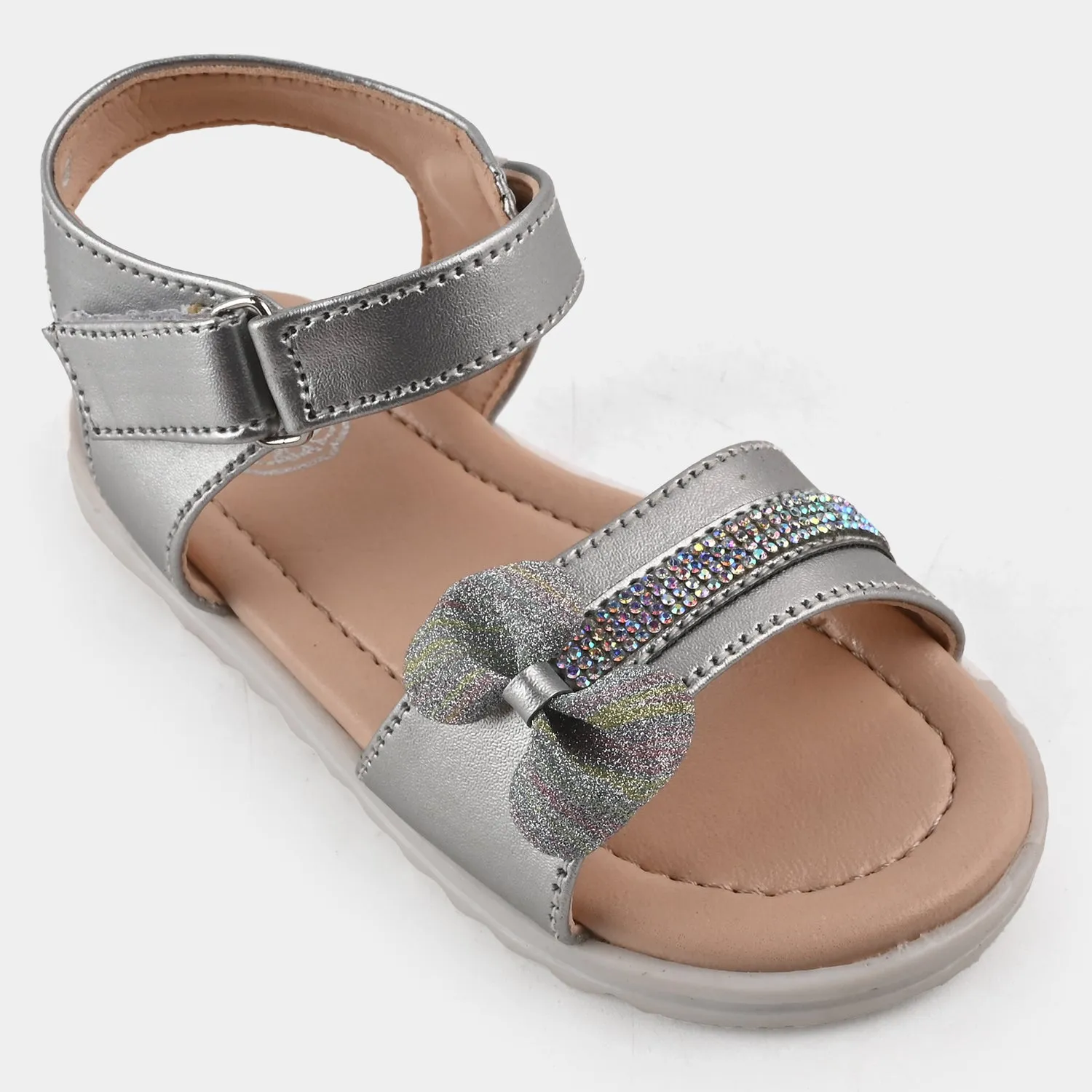 Girls Sandal 40-116-SILVER