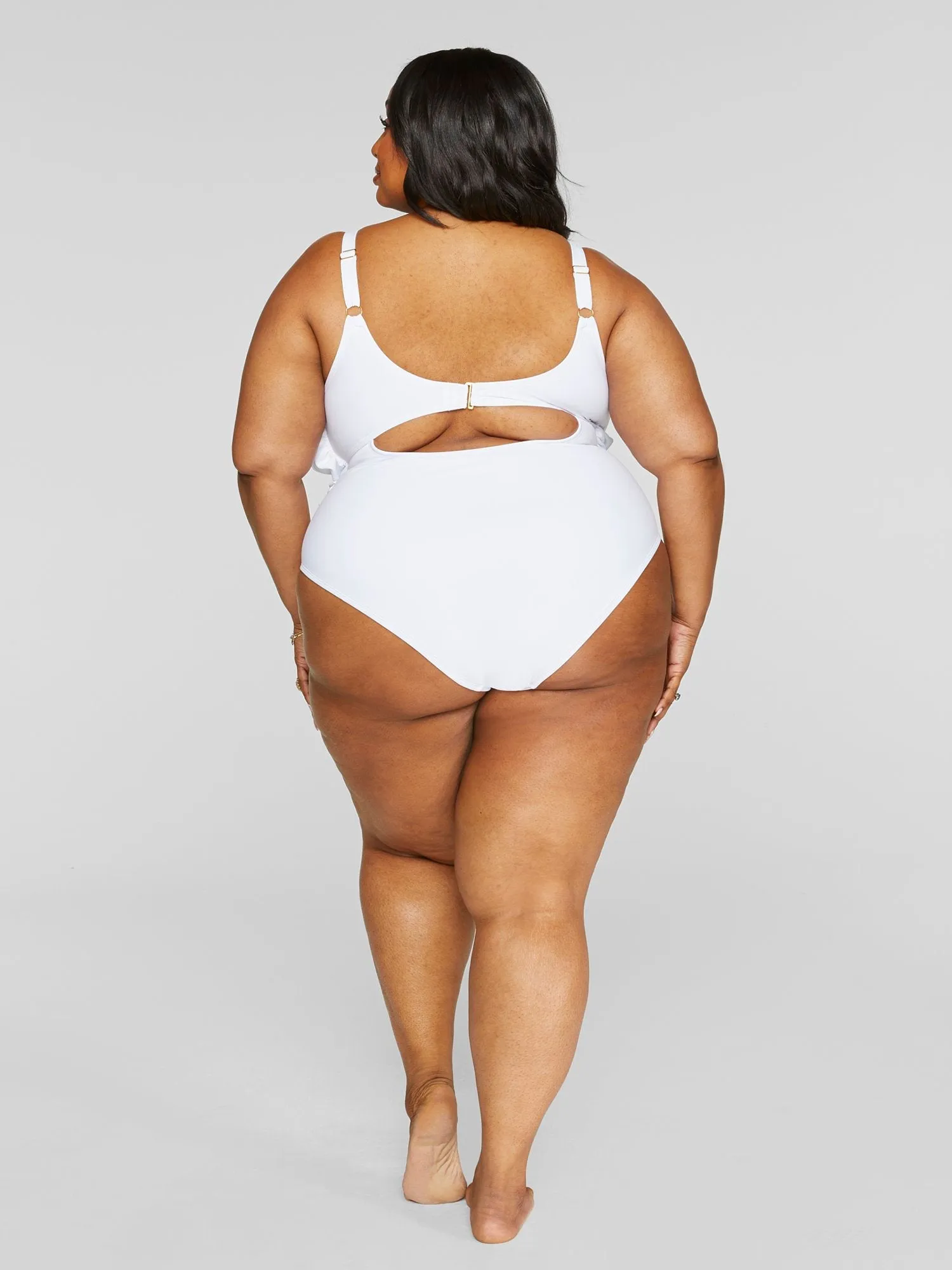 Kenzie Tie Front One-Piece Swimsuit
