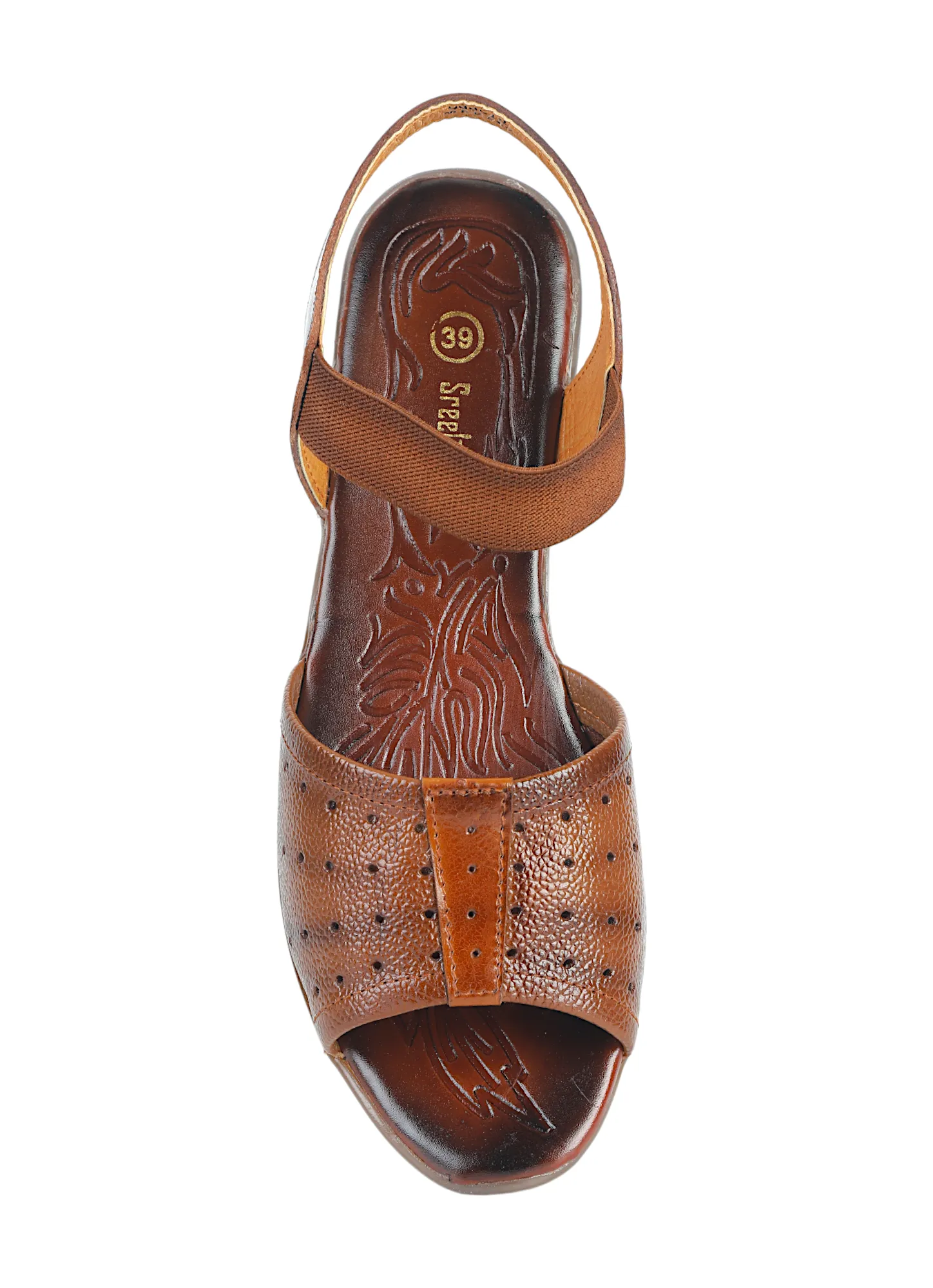 LADIES FLAT LEATHER SANDAL 999518