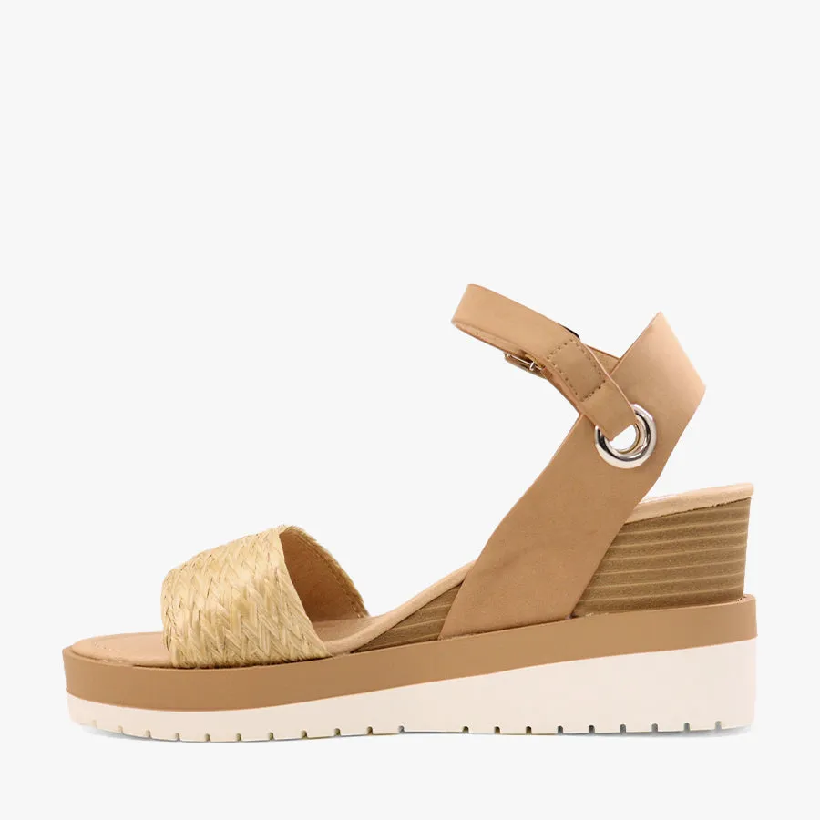 LUELLA NATURAL/RAFFIA
