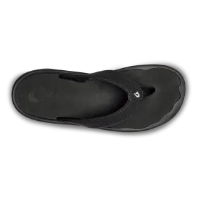 Olukai Wmns Ohana Everyday Classic Leather Waterproof Sandal Black