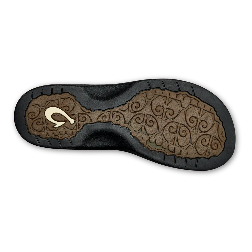 Olukai Wmns Ohana Everyday Classic Leather Waterproof Sandal Black